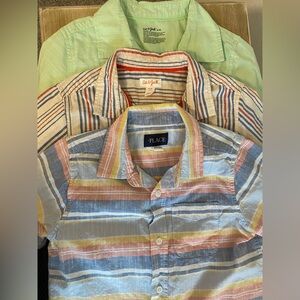 Boys Medium Button Up, Collared Shirts (3)